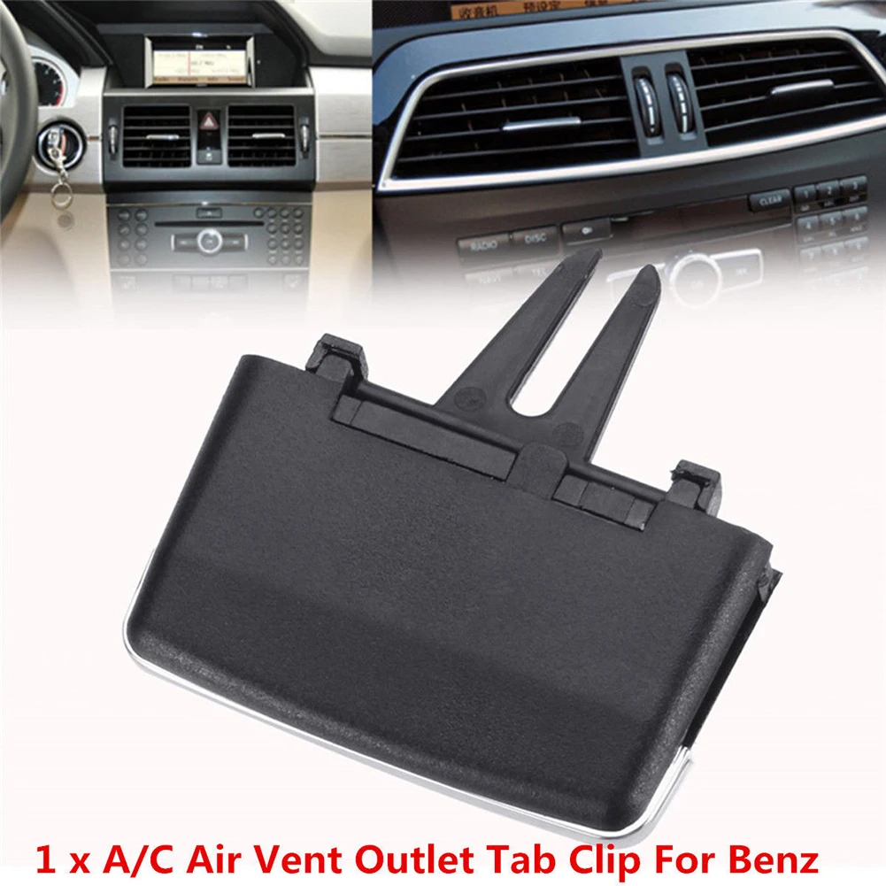 A/C Vent Label Clip Air Vent Outlet Tab Clip Repair Kit For Mercedes