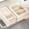New Washable oxford Fabric Folding CD Storage Box underwear Foldable Bins Toys Organizer With Lid Storage Basket Laundry Basket 4