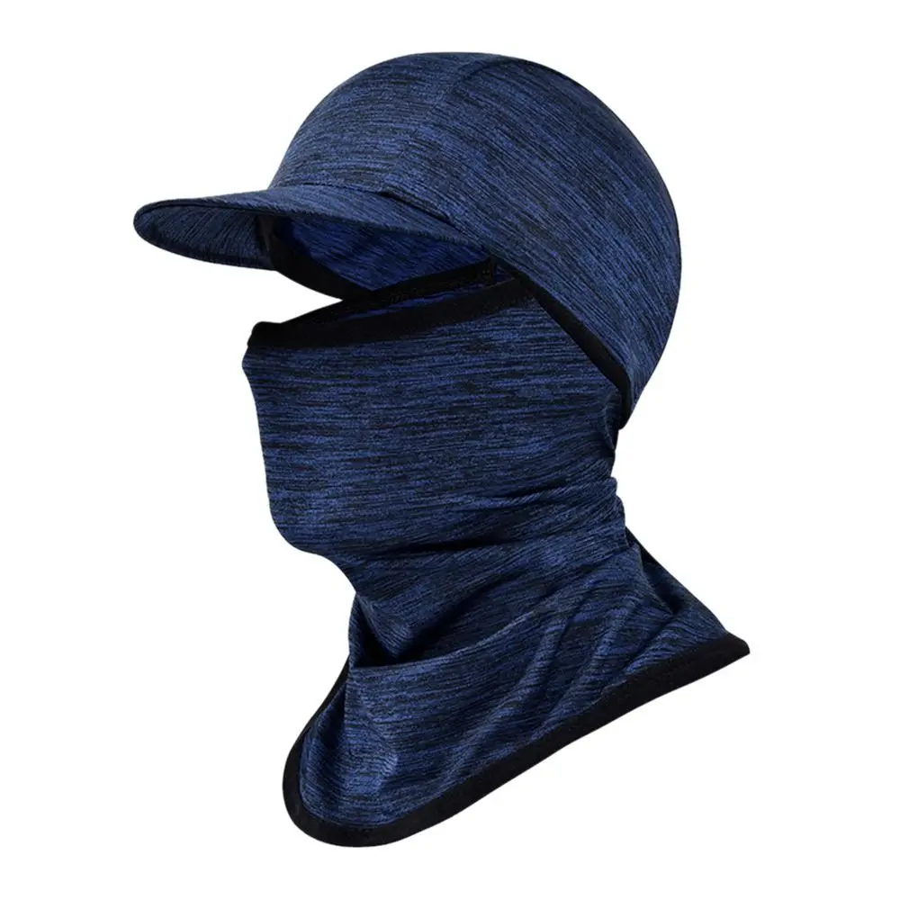 Cycling Balaclava Ice Silk Cap Sun Visor Hat Hat Face Cover Motorcycle Helmet Liner Sport Fishing Balaclava Cycling Cap 4