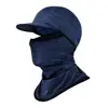 Cycling Balaclava Ice Silk Cap Sun Visor Hat Hat Face Cover Motorcycle Helmet Liner Sport Fishing Balaclava Cycling Cap 4