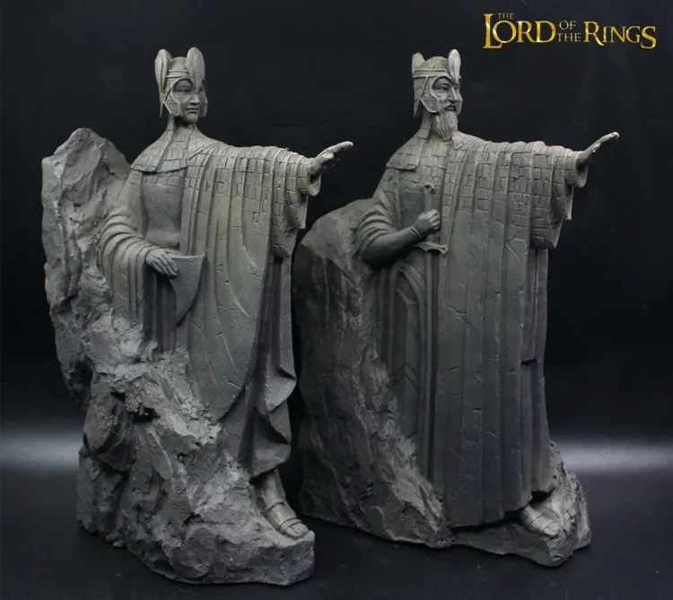 Argonath 크래프트 액션 피규어, Gate of Kings 조각상 장난감 컬렉션 모델, 책꽂이, 최고의 선물, 고품질