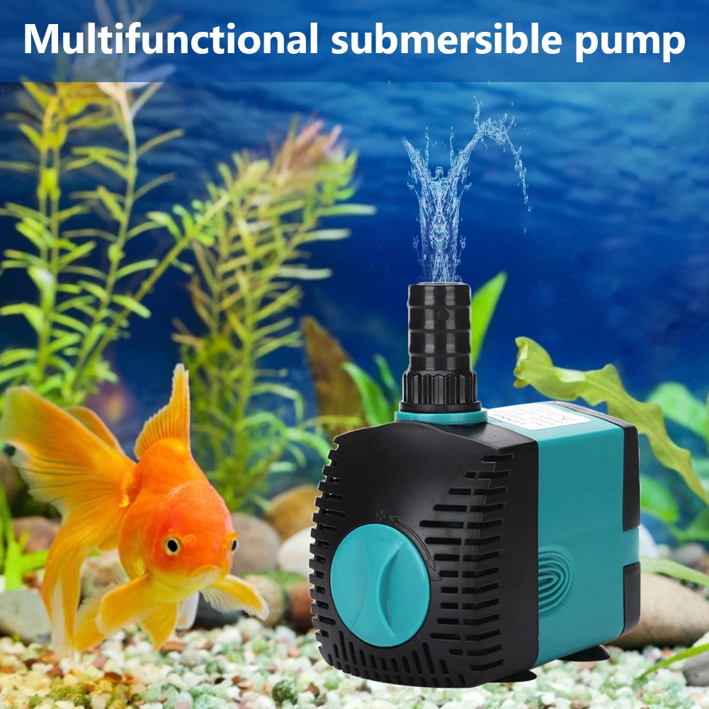 220V 240V Aquarium Fish Pond Filter Multifunctional Submersible Pump High Efficiency Detachable Water Accessories