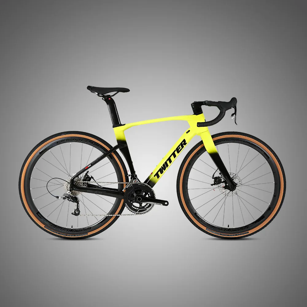 

Новый Автомобильный Гидравлический дисковый тормоз T900Carbon Fiber Road Bike700 * 40C полностью скрытый внутренний кабель в Твиттере