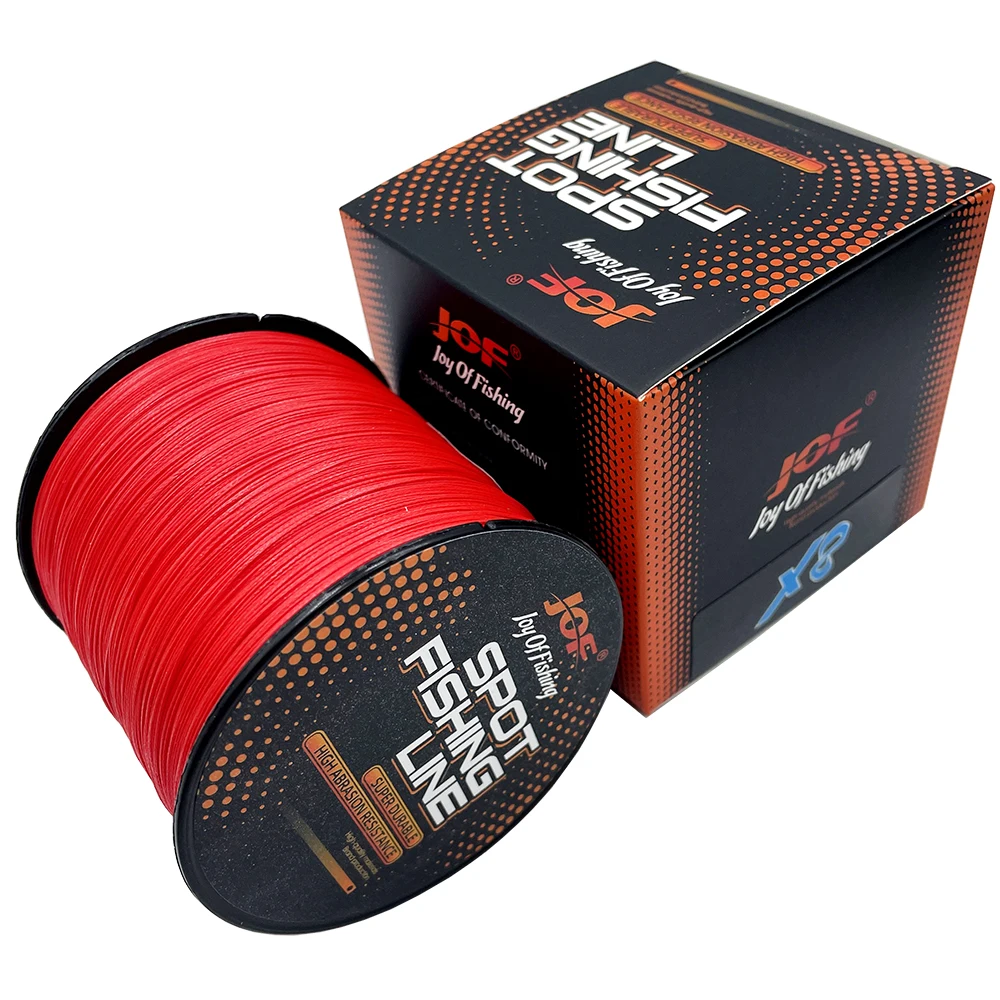 

JOF Fishing Line 8Strands Braided Multicolor 500M 300M 100M 100% PE Suitable For Ocean Beach Fishing Braided