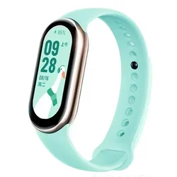 Sport Watch Band Silicone Strap Replacement - Compatible with Xiaomi Mi Series - Mi Band 9 (17 Emerald - green)