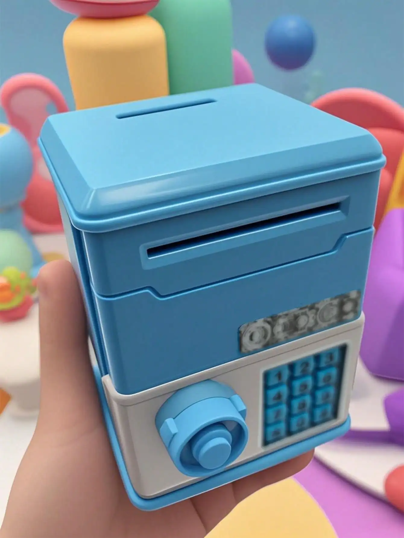 Mini Spardose Mit Zahlenschloss Für Kinder Jungen Und Mädchen_voghion.com