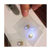5Pcs NFC Flash Nail Sticker LED Bare Chip Intelligent Luminous Nail Lamp Nail Sticker Enhancement, White Light 4