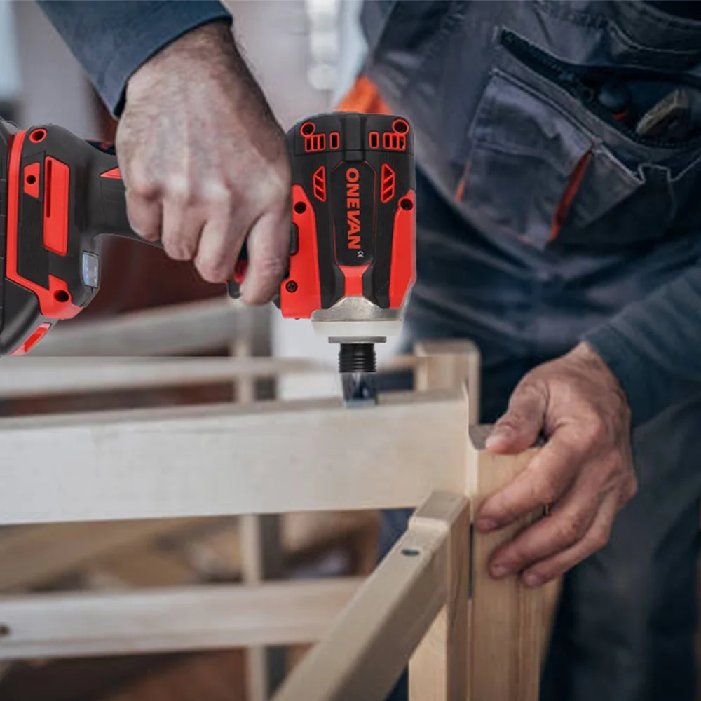 ONEVAN 588NMコードレス電動インパクトブラシレスレンチ5段階変速