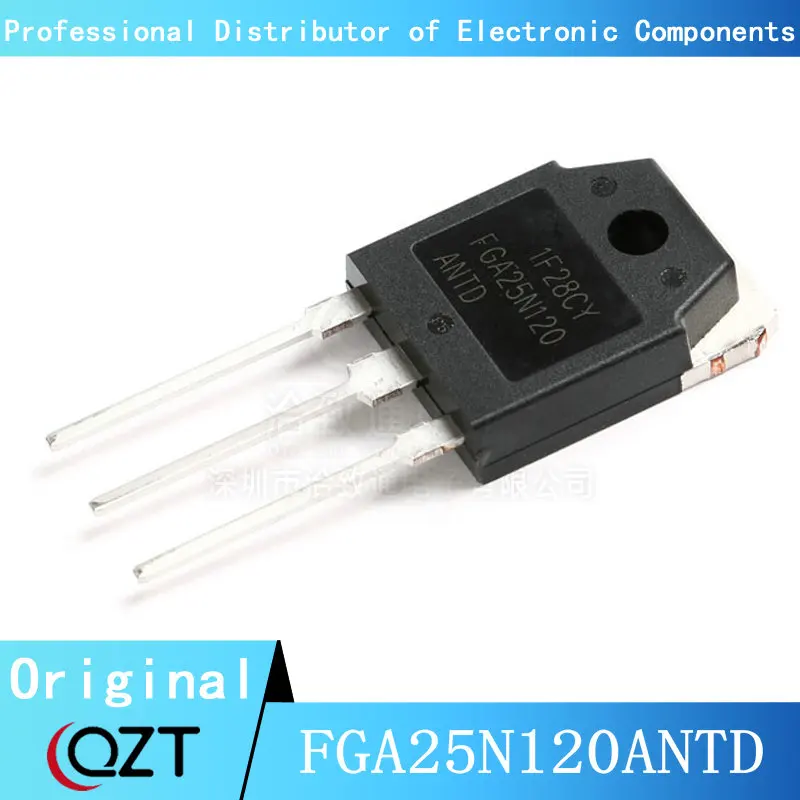 10pcs/lot FGA25N120ANTD FGA25N120 25N120 TO-3P 1200V NPT Trench IGBT FGA25N120ANTDTU chip New spot