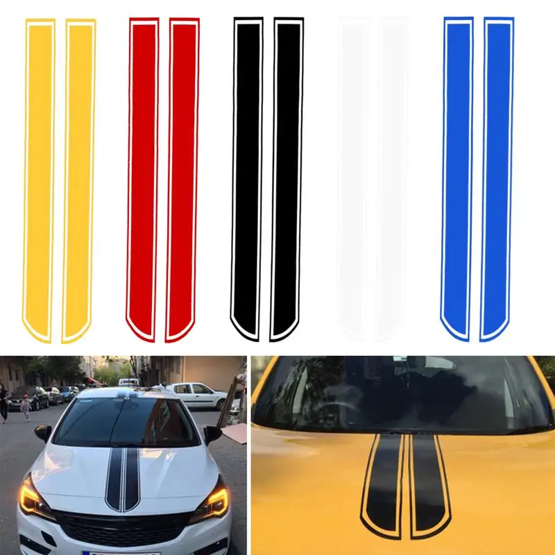 

Universal Car Stripe stickers auto Weatherproof Hood Stripe decals vehicle body sides sticker automotive decoration accessories