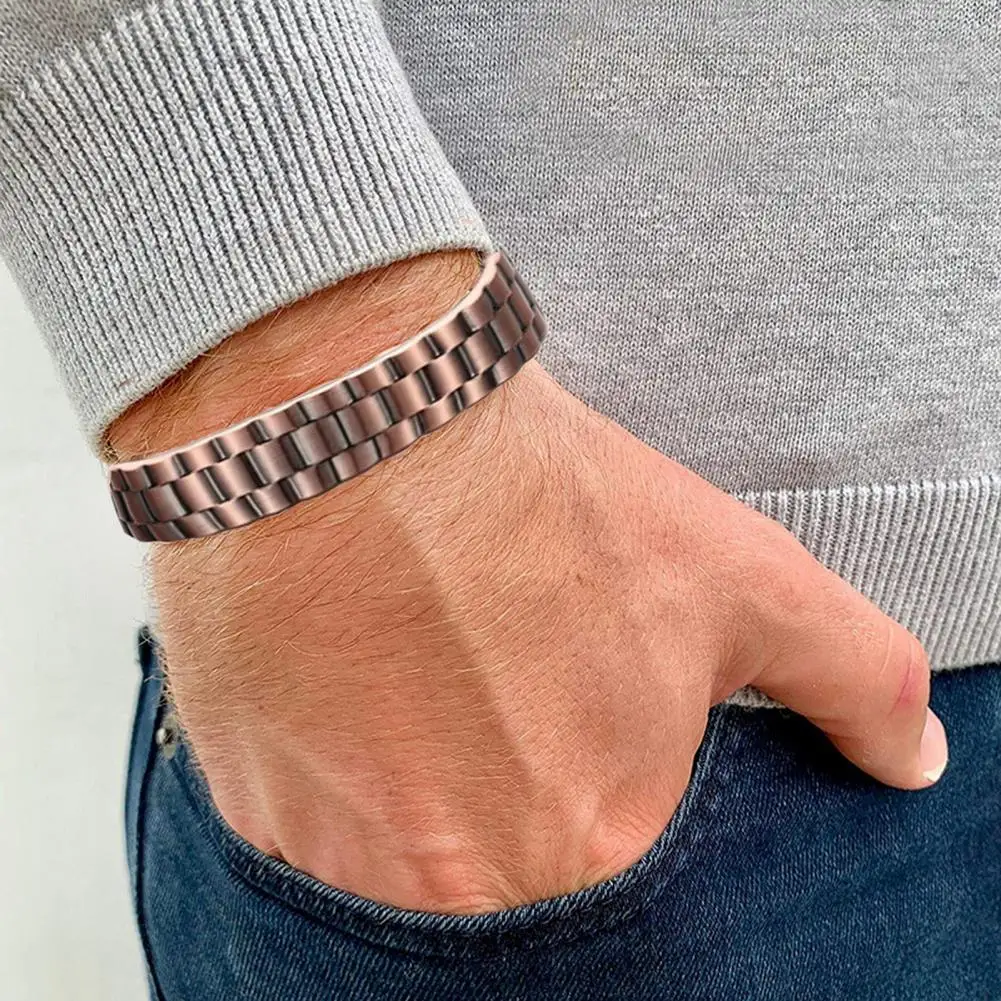Magnetic Copper Prostate Wristband Prostate Improves Circulation Promotes Healthy Function Antioxidant Protection Bracelet magnetic bracelet