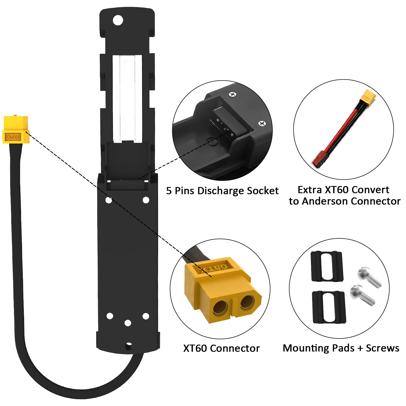 2-3 Polly Mounting Plate Battery Plate Holder mounting plate holder
