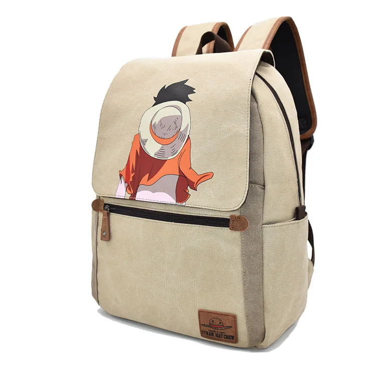 Anime Backpacks, School Bags, One Piece, Luffy, Naruto, Goku, Student Backpacks