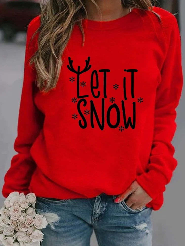 

Женские повседневные толстовки с капюшоном, женские свитшоты с графическим принтом, праздничные пуловеры с оленем, зимний тренд, модная Рождественская одежда