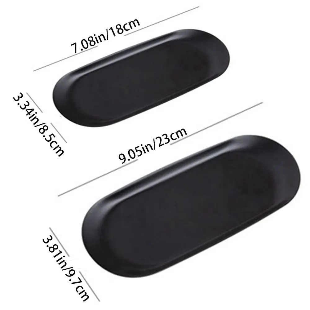 1Pcs Oval Practical jewelry Perfume Nordic Style Durable Dining Plate Display Tray Dessert Plate Storage Tray 6