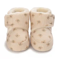 Toddler Soft Sole Boots Non-slip Bottom Winter Warm Cozy Baby Girls Boys Infant Crib Shoes Newborn Thick Cotton Boots Footwear 4