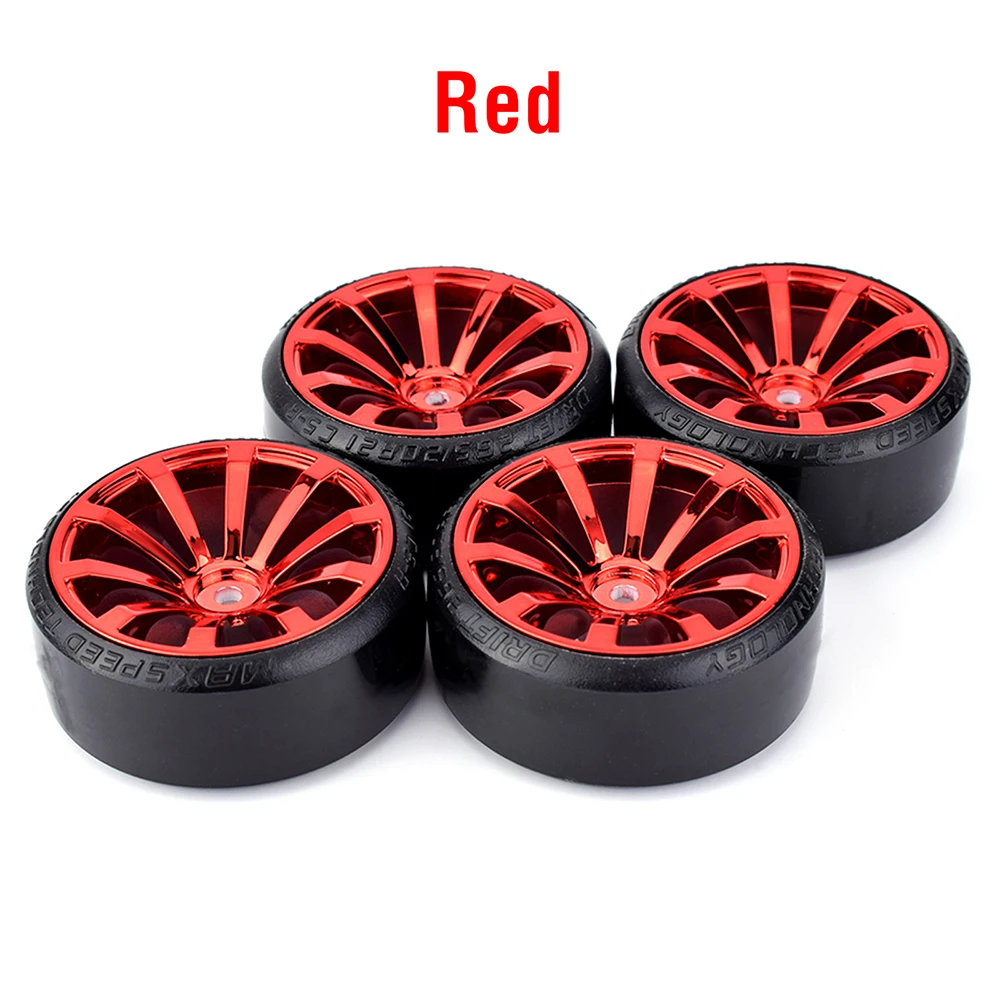 4PCS 1/10 RC Drift Cars Wheel Hub Hard Pattern Tyre for 1:10 HSP Redcat Wltoys WPL Tamiya Traxxas RC Drift Car Accessories Toys S6499aa233f8a4440bde25b6daf978fb9l