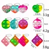 10/30PCS Pop Fidget Toys Mini Pop Keychains Toddler Toys Fidgets Pack Sensory Toys Bulk Packs Reduce Pressure Party Favors Gifts 2