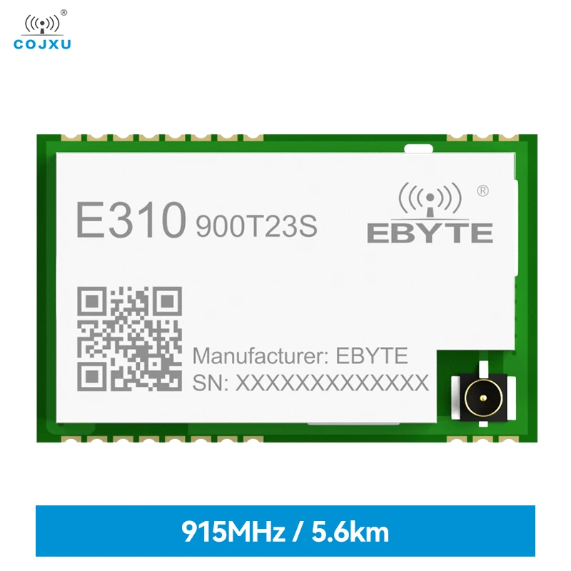 COJXU E310-900T23S 900MHz Wireless Module 23dBm 5.6KM Long Range SMA UART Transmitter Receiver