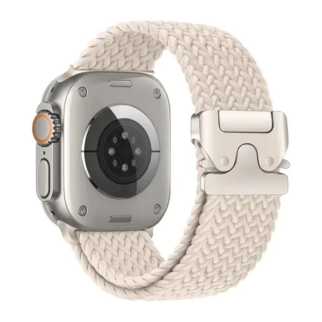 Braided Solo Loop Strap for Smartwatches - Premium Elastic Band Design