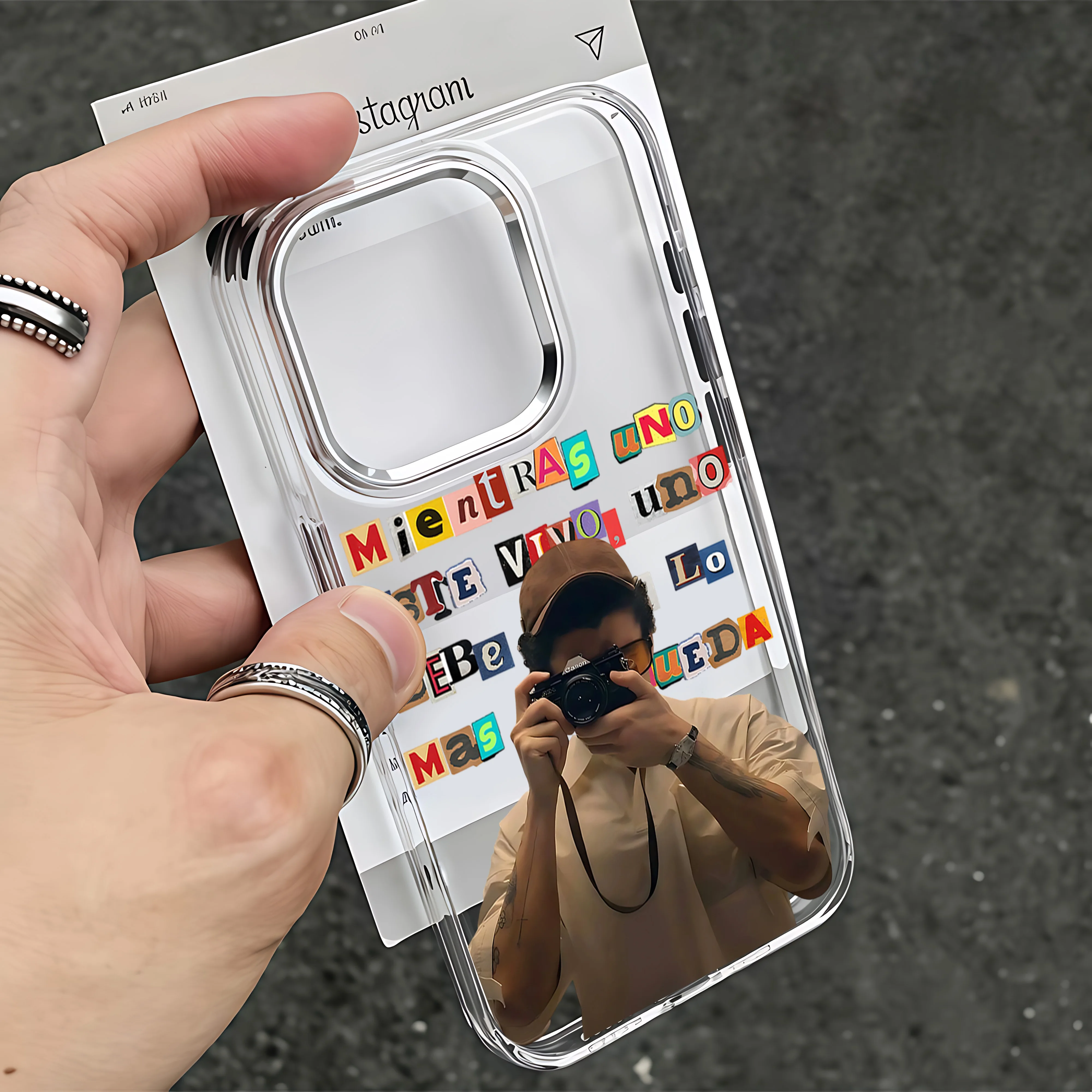 รูปสินค้า เคส iPhone ลาย B-Bad Bunny ป้องกันแรงกระแทก ใส นุ่ม สำหรับ iPhone 16/17 Pro Max และรุ่นอื่นๆ