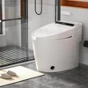 Smart Bidet Tankless Toilet, Heated Toilet Seat with Nightlight, Foot Sensor, LED Display, Warm Water and Dry, Remote Control 1