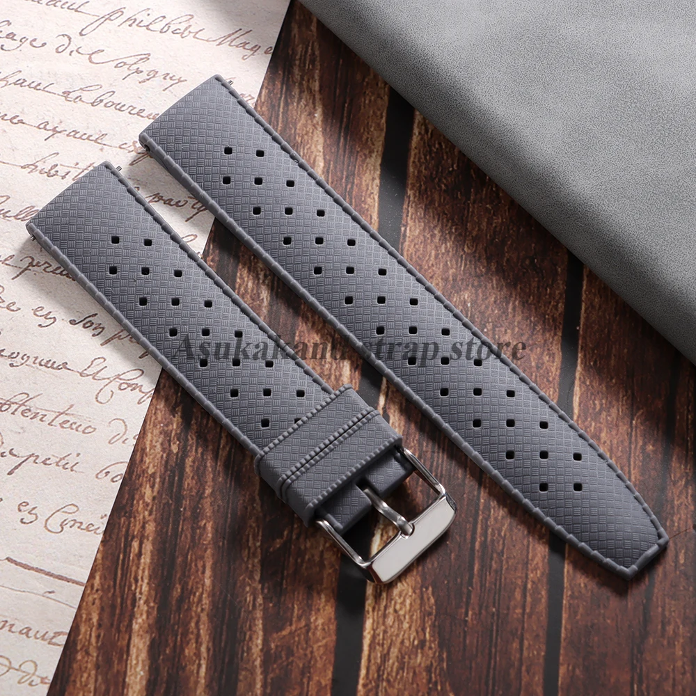 Silicone Tropical Rubber Sport Watchstrap - Unisex