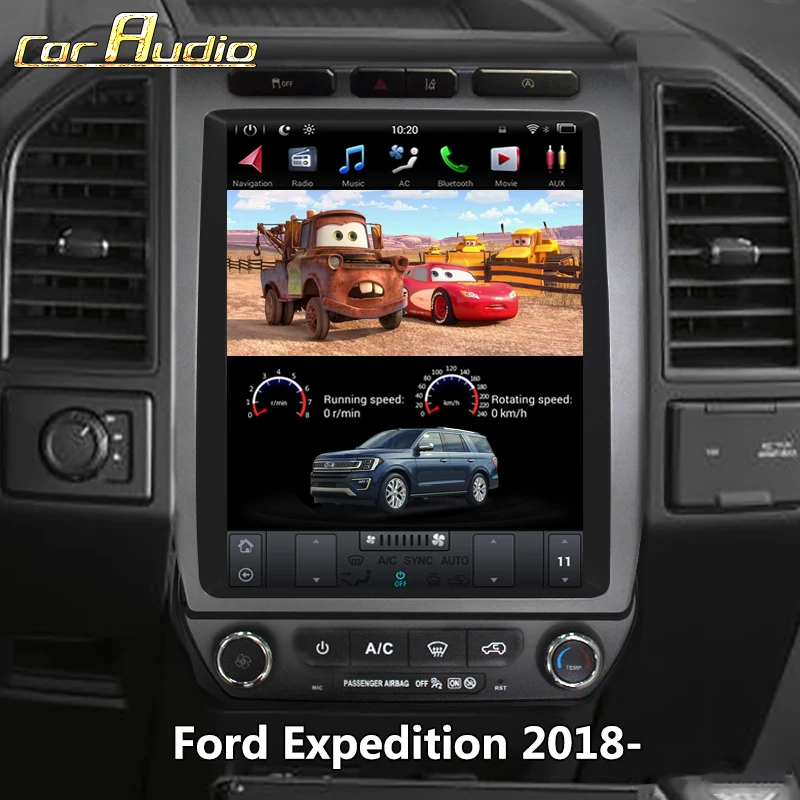 

Android 11 Car Radio Headunit for Ford Expedition 2018- 12.1" Touch Screen Multimedia Player Qualcomm GPS Navigation Bluetooth