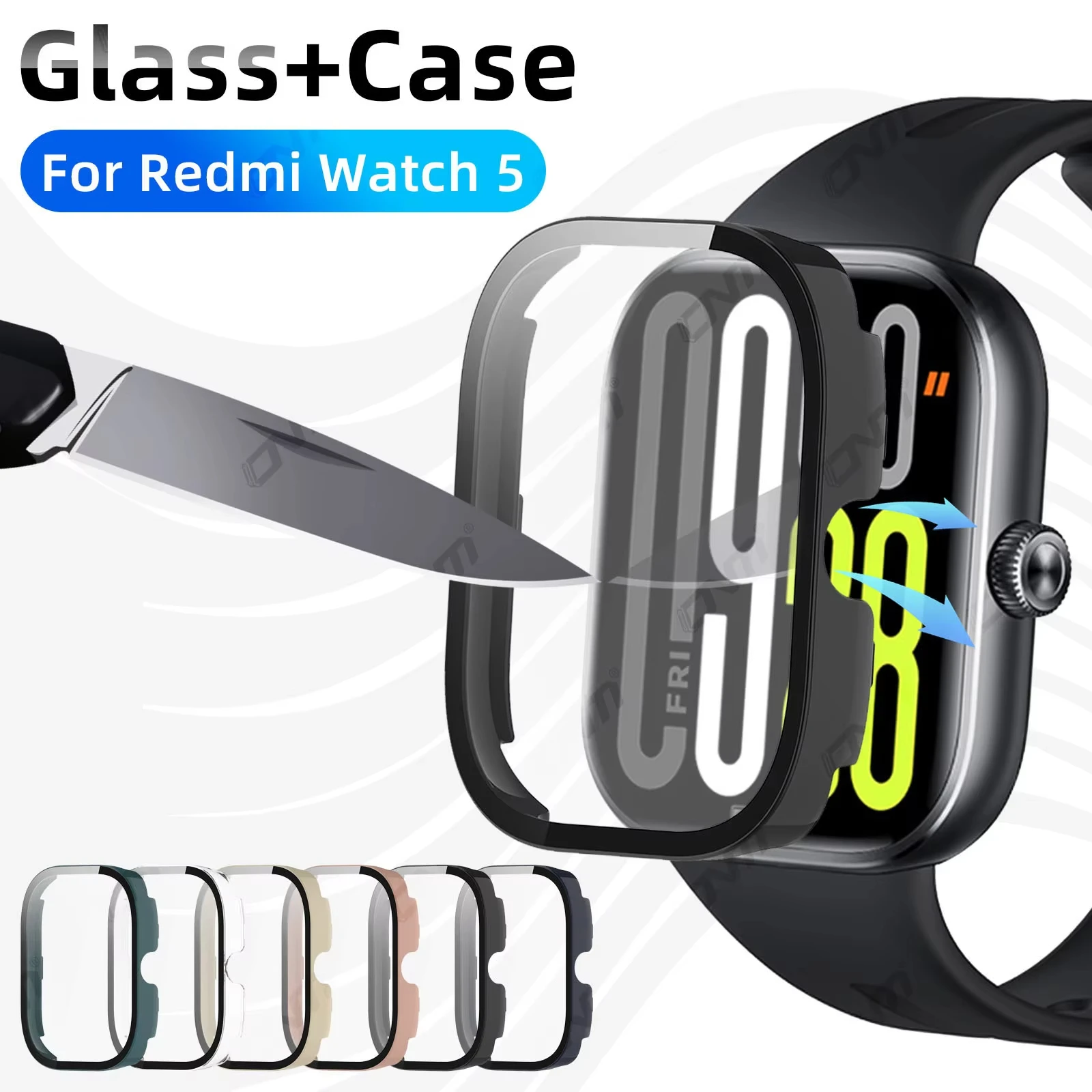 Tempered Glass Screen Protector & Hard PC Protective Bumper