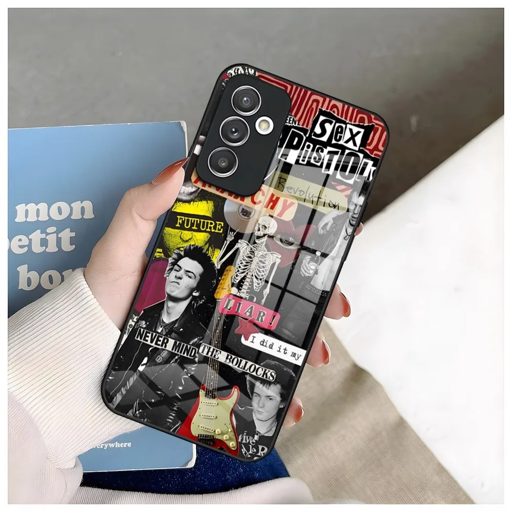 British band Sex Pistols Phone Case for Samsung S24 Ultra S23 Fe S22 S20 S21 Plus Galaxy A54 A34 A24 A53 M54 Note 20 Back Cover