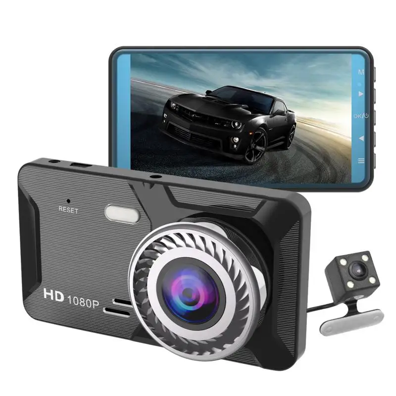 

Car Driving Recorder Smart Car Camera Dashcams 170 Degree Wide Angle Camera Dual Lens Dashcam Car DVR 1080P Camera
