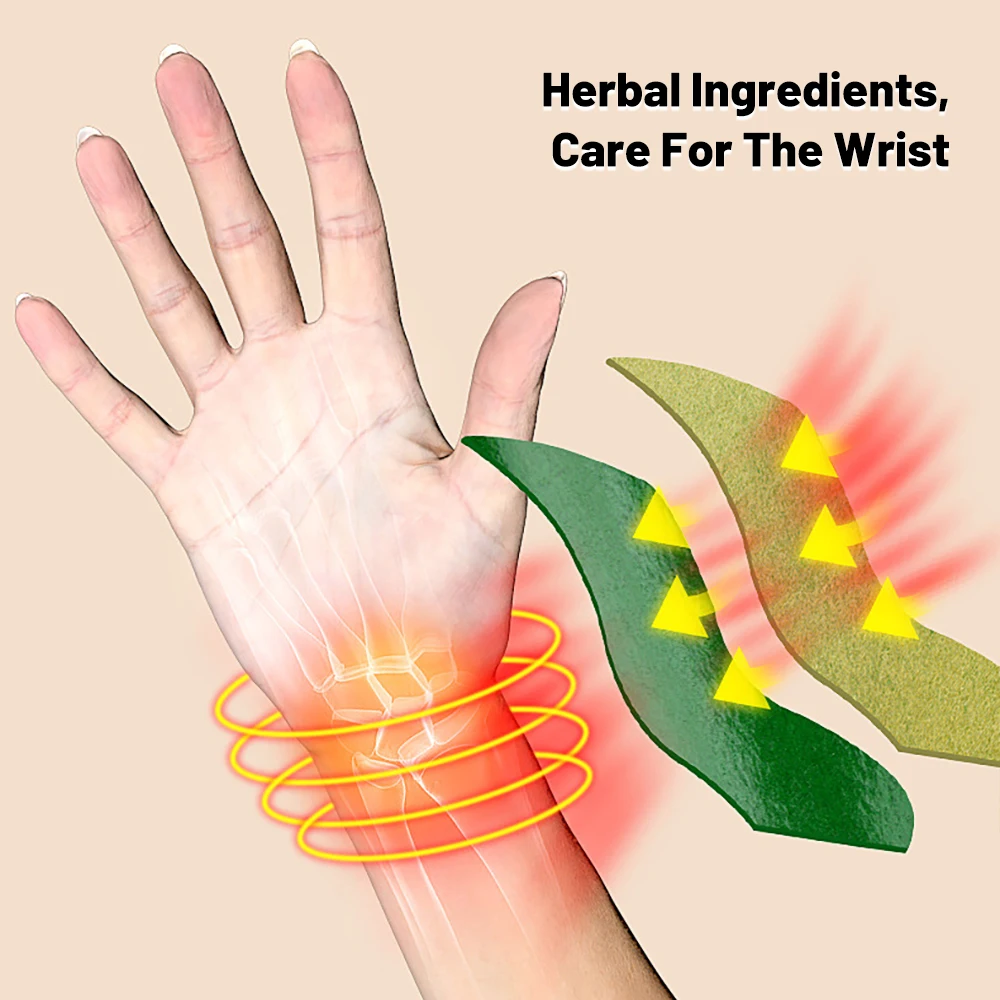 

12pcs/box Wormwood Tendon Sheath Patch Herbal Plant Multi-parts Suitable Thumb Finger Bulge Joints Moxibustion Heel Knee Plaster