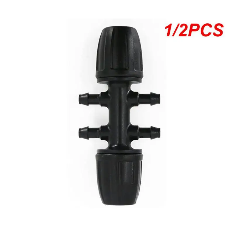 

1/2PCS 16mm Garden Irrigation Tube Connector Watering Pe Hose Lock Nut Elbow Tee End Plug Reducing Connectors Farm Water Pipe