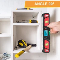 Digital Spirit level Inclinometer Horizontal Scale Ruler Electronic LED Display Protractor Magnetic Base Measuring Tools 2