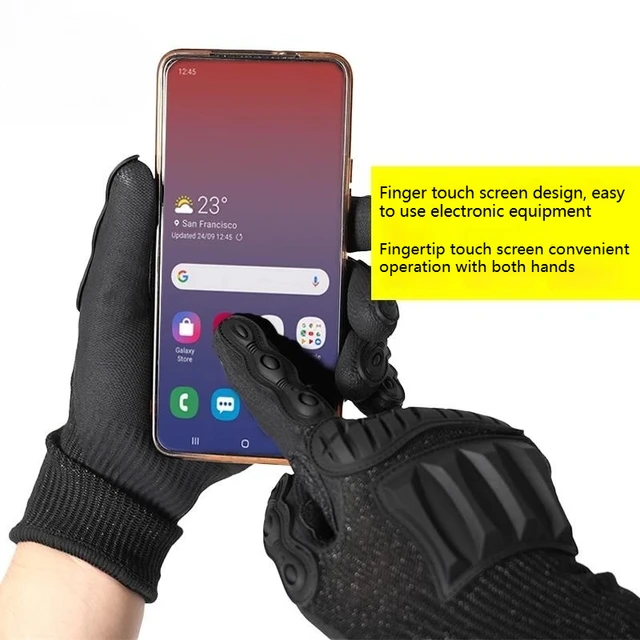 Level 5 Tactical Gloves Professional Anti-cutting stab carbon fiber Military Outdoor Special Forces Combat Knuckle Protection 5