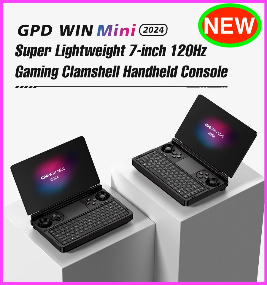 

Ready To Ship! Newest GPD Win Mini Handheld Gaming Notebook AMD R yzen 7 7640U/8840U 7 inch Mini Pocket Gaming Laptop