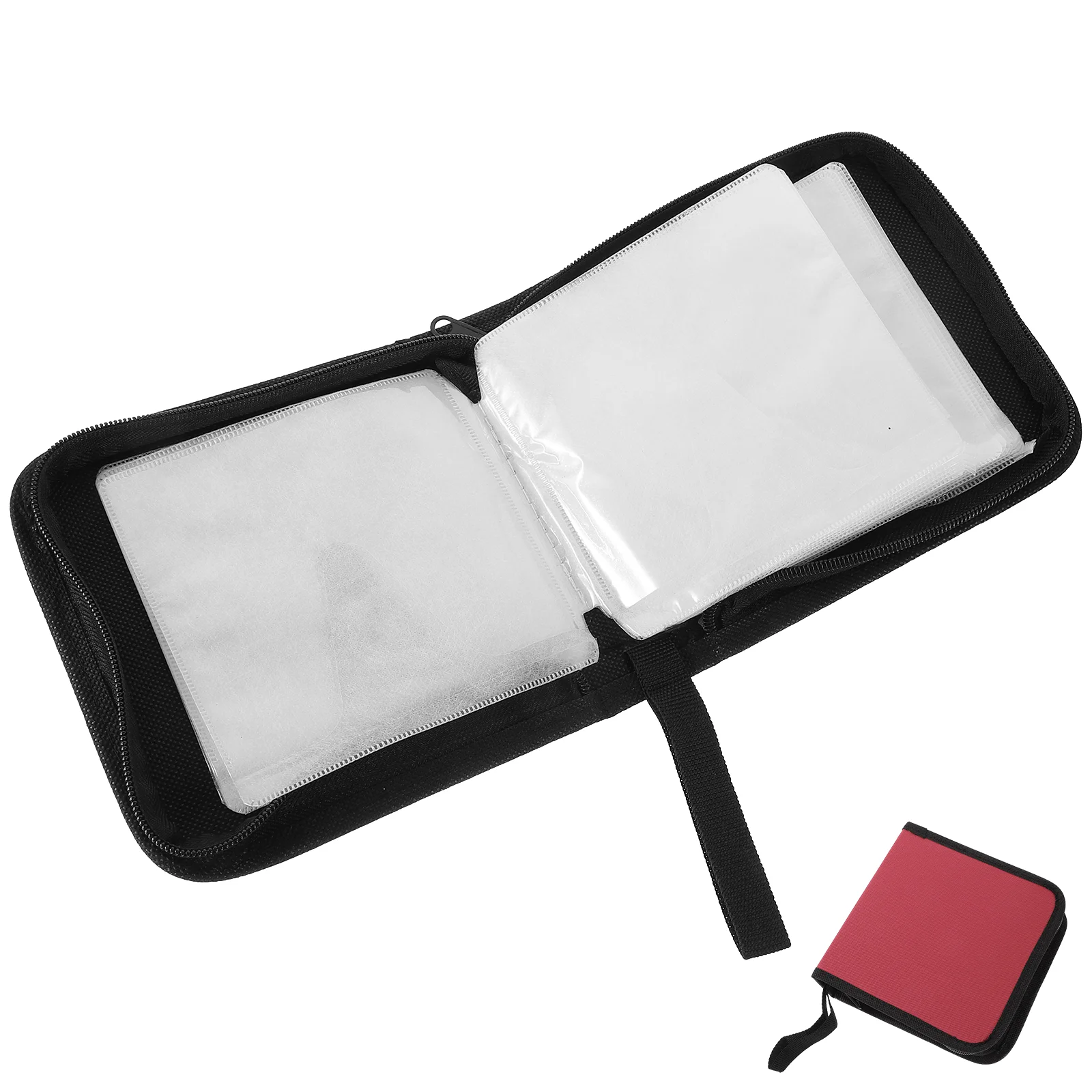 Lanyard CD Case Auto CD Storage Bag DVD Disc Holder 40-Capacity Holder