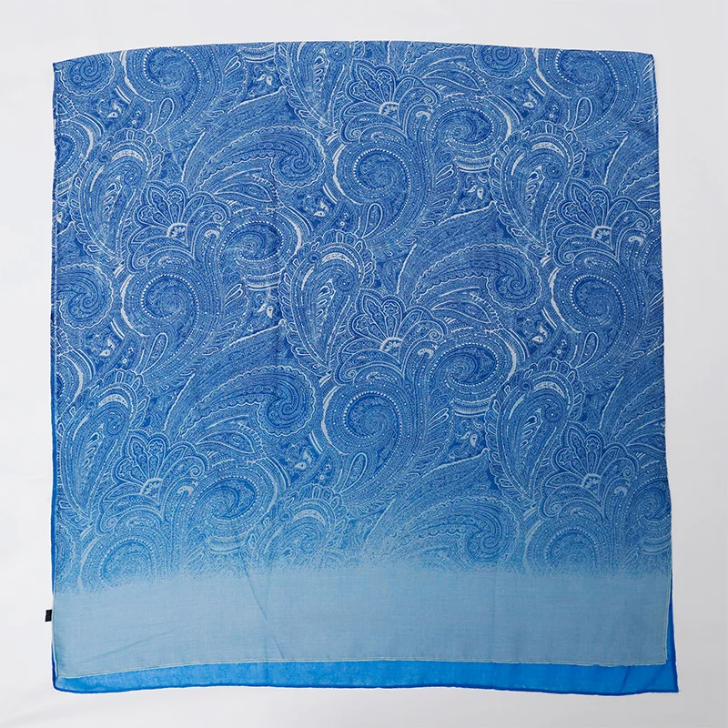 2025 Böhmen Paisley Luxus Designer Damen Frauen Schal Weibliche Lüften Baumwolle Leinen Schal Vier Jahreszeiten Moslemisches Hijab 90*180 cm – Detail 4