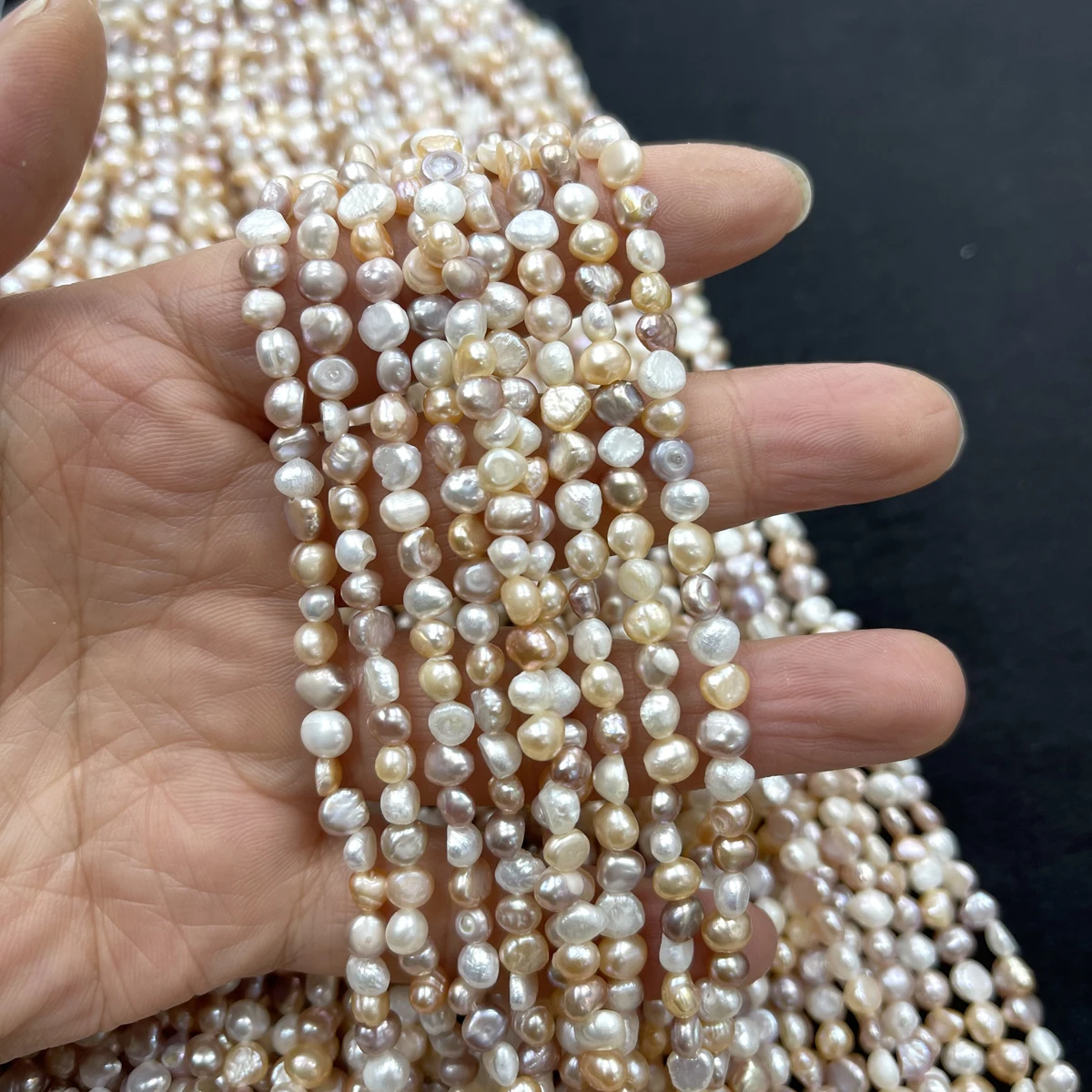 Natural Freshwater Irregular Baroque Pearl Beads for Jewelry Making and Handicrafts