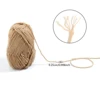 2.5mm Colorful Soft Milk Cotton Yarn For Hand Knitting Crochet Woven Handbag Sweater Thick Wool Threads DIY Crafts Shoes Scarves 6