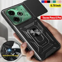 Armor Funda For Tecno Pova 6 Pro 6 78 Case Slide Camera Ring Stand Protection Cover.jpg