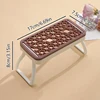Foldable Silicone Makeup Brush Storage Box Holes Pencil & Brush Holder Plastic Desk Organizer Stand Cosmetic Box Display 6