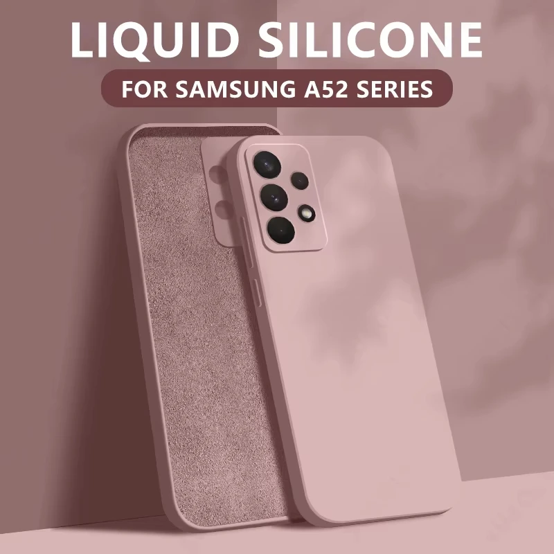Premium Liquid Silicone Anti-Drop Phone Case with Soft Cover - Luxury Edition