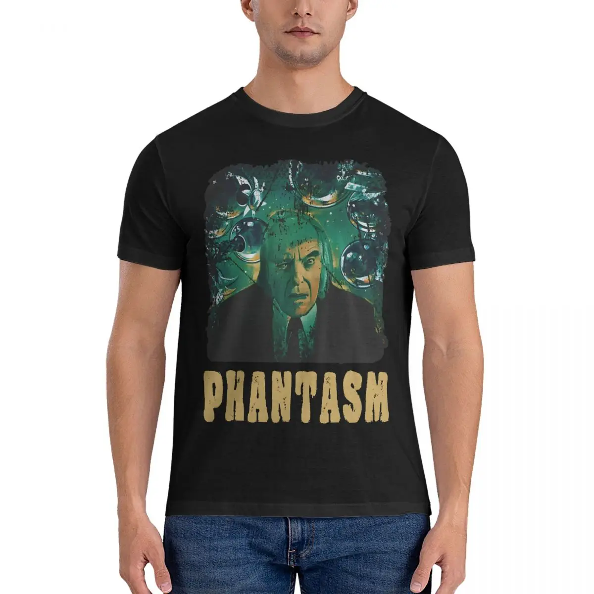 

Men T-Shirts Fun And Funny Hipster Pure Cotton Tees Short Sleeve P-Phantasm T Shirt Round Collar Clothing Birthday Present
