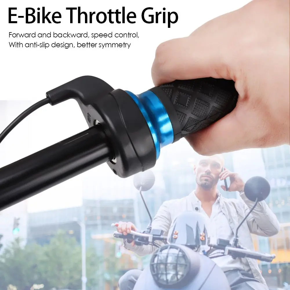 1Pair E-bike Twist Throttle with Handle for Electric Bike Throttle