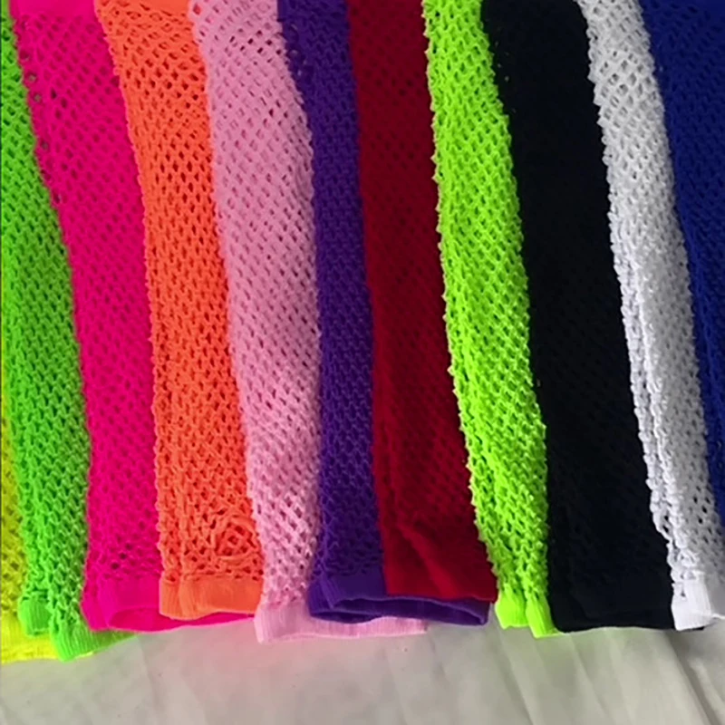Fingerless Fishnet Gloves 1Pair For Womens