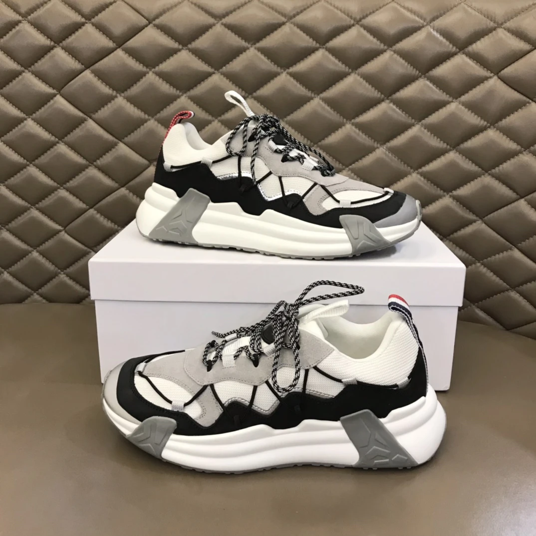 

Luxury Mon Shoes New Arrival Korean Fashion Men's Sneakers Rubber Lace-up Patchwork Male Sneaker Breathable Walking Sports Shoes