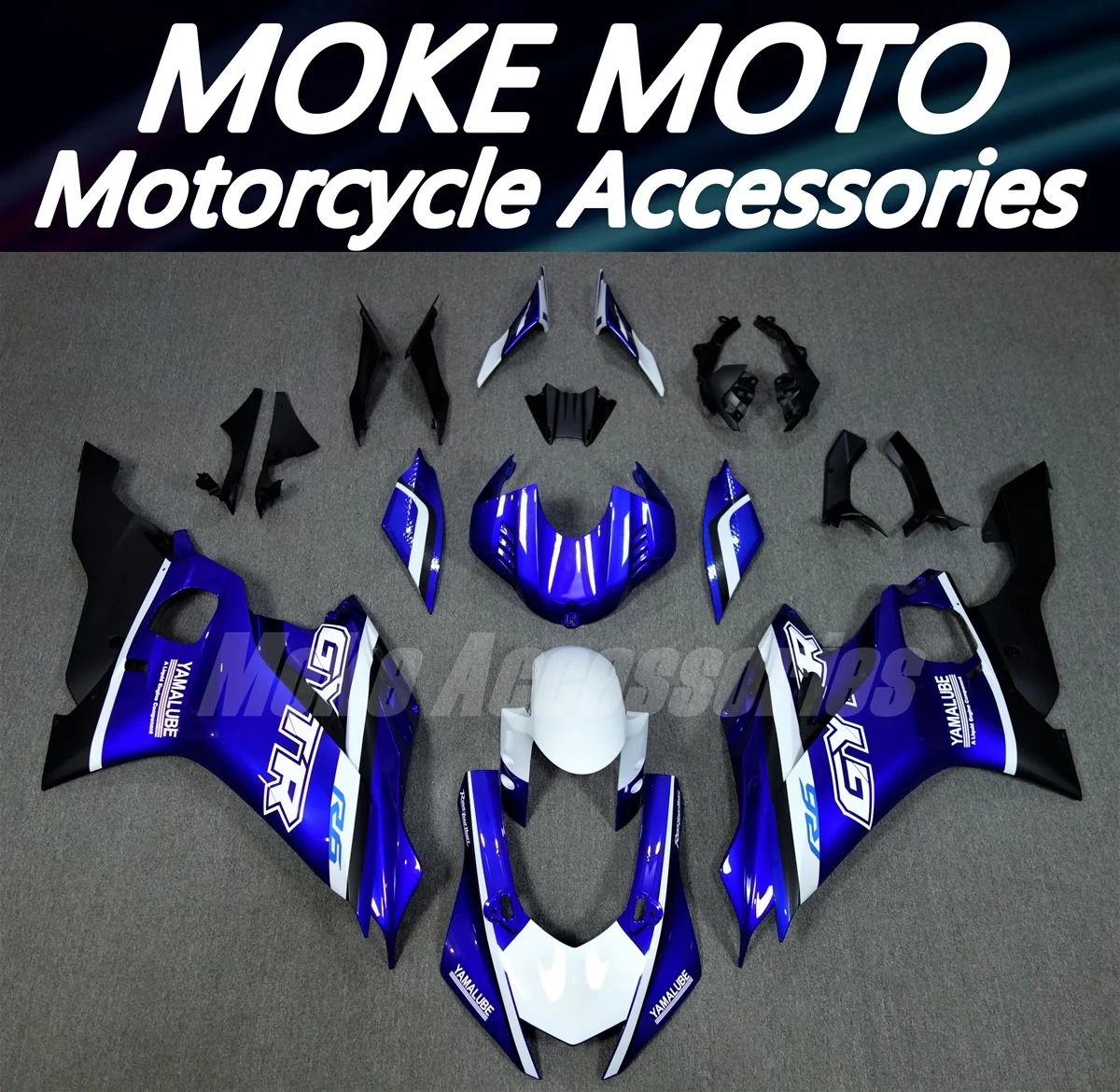 

Fairings Kit Fit For Yzf R6 2017 2018 2019 2020 2021 2022 2023 Bodywork Set High Quality Abs Injection New Blue White Gray