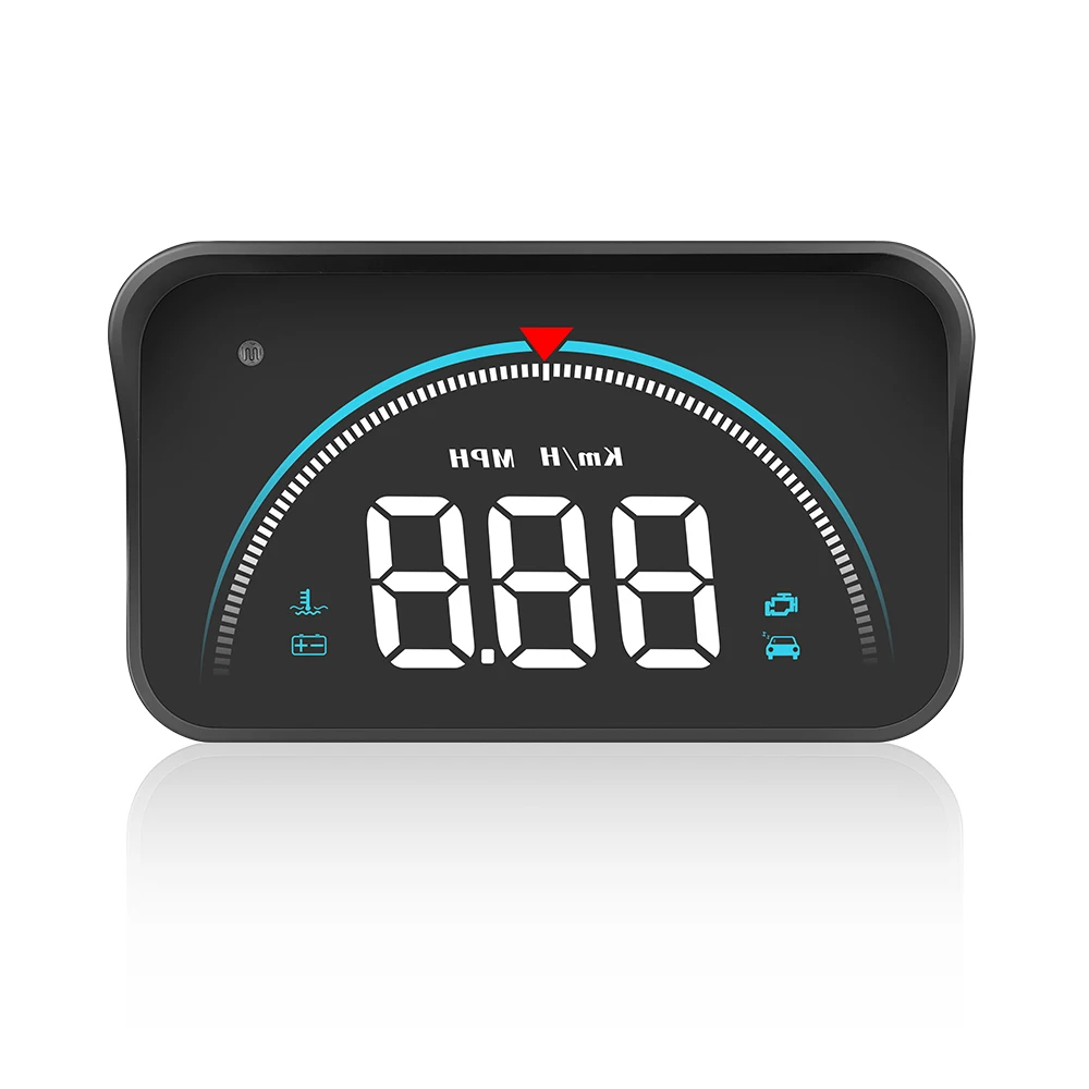 헤드업 디스플레이 자동차 OBD2 EUOBD 과속 경고 시스템 프로젝터, 앞 유리, 자동 전자 속도, 수온 전압 알람, M8