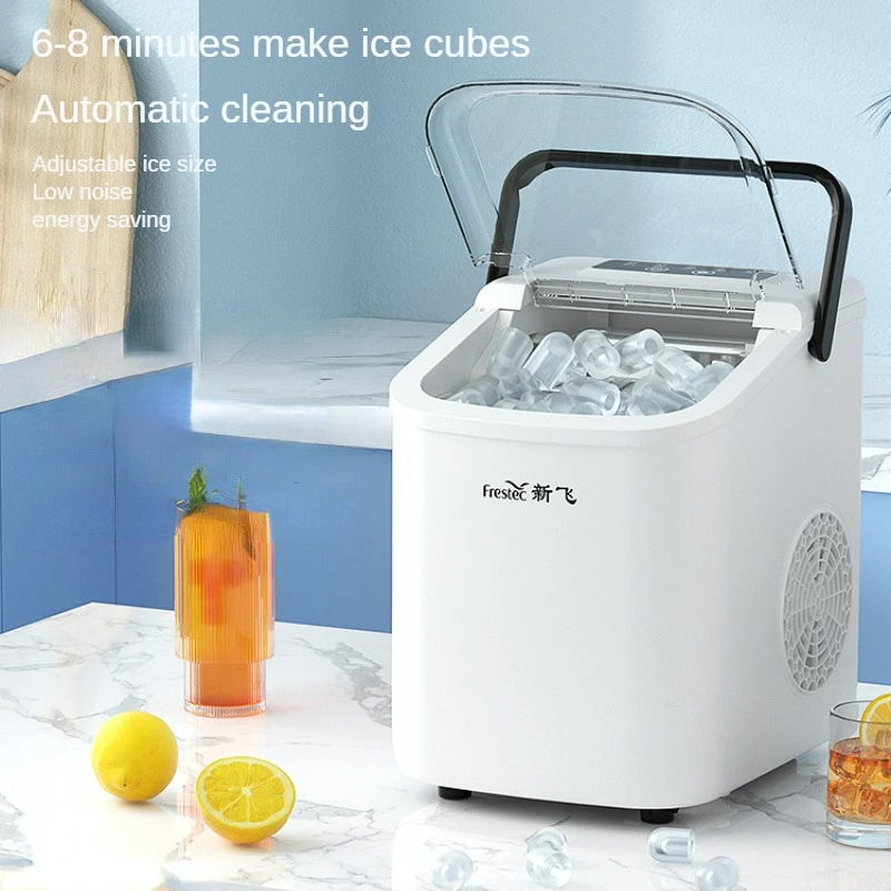 15kg Countertop Self-Cleaning Home Kitchen Office Bar Chewable Ice Cube  Nugget Ice Maker Cold Water & Ice Crusher with Side Tank - AliExpress